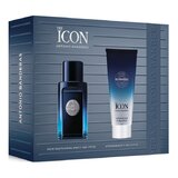 Antonio Banderas The Icon Zestaw upominkowy, Eau de toilette 50ml + Aftershave balm 75ml