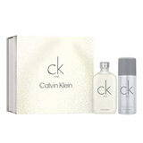 Calvin Klein CK One Zestaw podarunkowy, woda toaletowa 100ml + dezodorant w sztyfcie 75ml