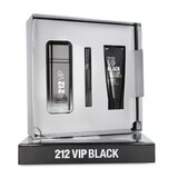 Carolina Herrera 212 VIP Men Black Zestaw podarunkowy woda perfumowana 100ml + żel pod prysznic 100ml + woda perfumowana 10ml