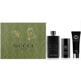 Gucci Guilty Pour Homme Zestaw upominkowy, Parfémovaná voda 90 ml + deostick 75ml + sprchový gél 50 ml