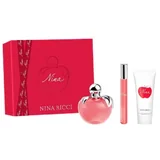 Nina Ricci Nina Zestaw podarunkowy, woda toaletowa 80ml + woda toaletowa roll-on 10ml + mleczko do ciała 75ml