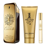 Paco Rabanne 1 Million Parfum Zestaw upominkowy, Parfum 100ml + Shower gel 100 ml + Parfum 10ml - uszkodzenie pudełko