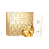 Paco Rabanne Lady Million Zestaw podarunkowy, woda perfumowana 80ml + mleczko do ciała 100ml
