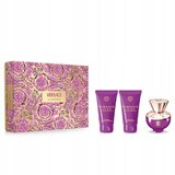Versace Dylan Purple Zestaw upominkowy, Woda perfumowana 50 ml + Mleczko do ciała 50 ml + Żel pod prysznic 50 ml