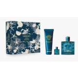 Versace Eros Zestaw upominkowy, Woda perfumowana 100ml + Woda perfumowana 5ml + Shower gel 150ml