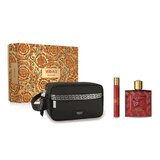 Versace Eros Flame Zestaw podarunkowy, woda perfumowana 100ml + woda perfumowana 10ml + torba