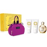 Versace Eros Pour Femme Zestaw upominkowy, woda perfumowana 100ml + Żel pod prysznic 100ml + Mleczko do ciała 100ml + torebka