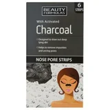 Čistiace pásky na nos s aktívnym uhlím Charcoal (Nose Pore Strips) 6 ks