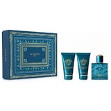 Versace Eros Zestaw upominkowy, woda toaletowa 50ml + Żel pod prysznic 50ml + balsam po goleniu 50ml