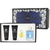 Versace Versace pour Homme Zestaw upominkowy, woda toaletowa 100ml + balsam po goleniu 100ml + Żel pod prysznic 100ml +Brelok do kluczy