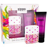 Zippo Fragrances Popzone for Her Zestaw upominkowy, Woda toaletowa 40 ml+ Mleczko do ciała 100 ml