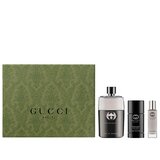 Gucci Guilty pour Homme Zestaw upominkowy, Woda toaletowa 90ml + Woda toaletowa 15ml + Deostick 75ml