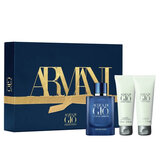 Giorgio Armani Acqua di Gio Profondo Zestaw podarunkowy, eau de parfum 75ml + shower gel 75 ml + after shave balm 75 ml