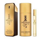 Paco Rabanne 1 Million Zestaw upominkowy, Woda toaletowa 100ml + Woda toaletowa 10ml + Dezodorant w sprayu 150ml