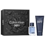 Calvin Klein Defy Zestaw upominkowy, Woda toaletowa 50ml + Żel pod prysznic 100ml