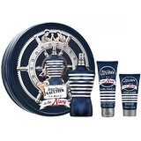 Jean Paul Gaultier Le Male In The Navy Zestaw upominkowy, Woda toaletowa 125ml + Żel pod prysznic 75ml + Balsam po goleniu 50ml