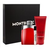 Mont Blanc Legend Red Zestaw podarunkowy, Woda perfumowana 100ml + Woda perfumowana 7.5ml + Żel pod prysznic 100ml