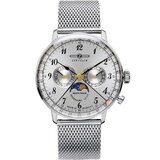 Zeppelin 7036M-1 Hindenburg LZ129 men`s watch moon phase 40mm