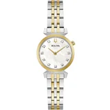 Bulova 98P202 Regatta diamond watch (11) ladies 24mm 3ATM