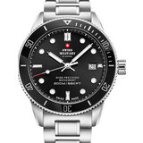 Swiss Military SM34088.01 Diver Quartz Mens Watch 42mm 20ATM
