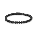 Rebel & Rose Bracelet All-Black RR-60107-B-L mens
