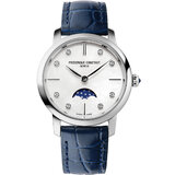 Frederique Constant FC-206MPWD1S6 Slimline Moonphase Ladies Watch 