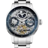 Ingersoll I07707 The Jazz Dual Time Automatic Mens Watch 42mm 5ATM