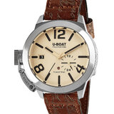 U-Boat 8892 Classico Tungsteno Beige Automatic Mens Watch 42mm 10ATM