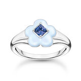 Thomas Sabo Ladies Ring TR2433-496-1-52 Flower size 52