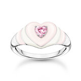 Thomas Sabo Ladies Ring TR2435-041-9-52 heart size 52