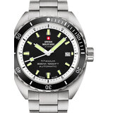 Swiss Military SMA34100.02 Diver Titanium Automatic Mens Watch 42mm 30ATM