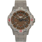 Traser H3 110668 Tactical Brown Titan Mens Watch 46mm 20ATM