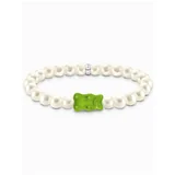 Thomas Sabo A2154-017-6-L15 Goldbears Pearl Bracelet green 15 cm