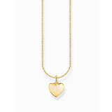 Thomas Sabo KE2234-413-39-L45V Gold-plated necklace w. heart pendant 