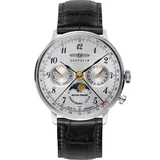 Zeppelin 7037-1 Hindenburg LZ129 ladies watch moon phase 36mm