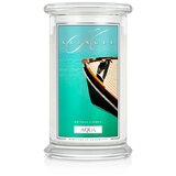 Kringle Candle Aqua duża świeca zapachowa z 2 knotami (624 g)
