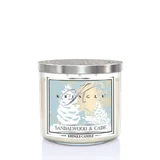 Kringle Candle TUMBLER Sandalwood & Cade świeca zapachowa z 3 knotami (411g)