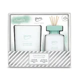 ipuro Essentials Świeca Time to Be + dyfuzor w opakowaniu upominkowym 125g / 50ml