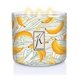 Kringle Candle TUMBLER Banana's Foster świeca zapachowa z 3 knotami (411g)