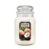 Świeca zapachowa Country Candle Coconut Water s duża z 2 knotami (737 g)