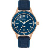 Bulova 98A325 MIL-SHIPS Bronze blue - Zegarek męski