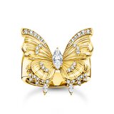 Thomas Sabo TR2495-414-14-58 Cocktailring butterfly vergoldet Damen