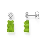 Thomas Sabo H2330-052-6 Ohrstecker mit grünen Goldbären silber Damen