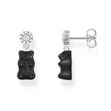 Thomas Sabo H2330-052-11 Ohrstecker mit schwarzen Goldbären silber Damen