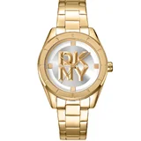DKNY DK1L016M0065 Chambers Midi Gold - Zegarek damski