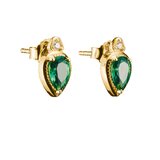 Thomas Sabo H2333-971-6 Stud earrings Drop Elyndra Gold-plated 12,0 mm Ladies
