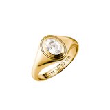 Thomas Sabo TR2523-414-14-56 Ring with white zirconia stone Oval Gold-plated Ladies