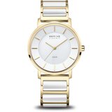 Bering 19535-714 Ladies Watch Solar Ceramic 35mm 3ATM 