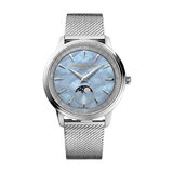 Frederique Constant FC-206MPLB2S6B Womens watch Classics Moneta Moonphase 37mm 5ATM