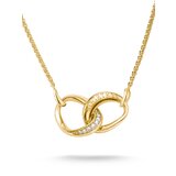 Thomas Sabo KE2380-M01-14-L45V Necklace Together with White Cubic Zirconia for Women, Adjustable
